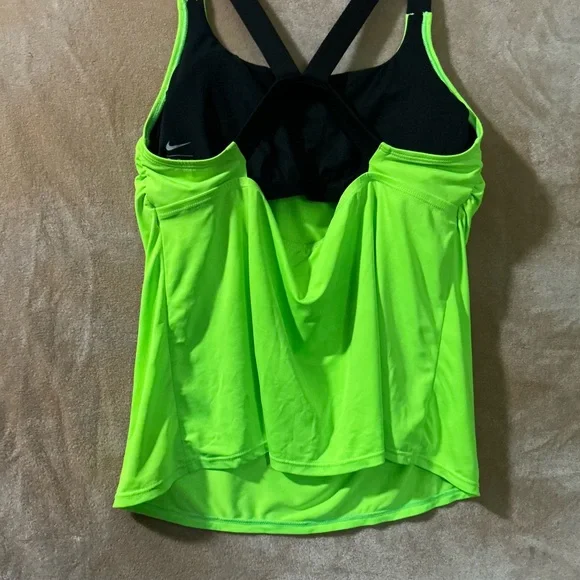 Nike Neon Green Women's  bra Top - Picture 5 of 12